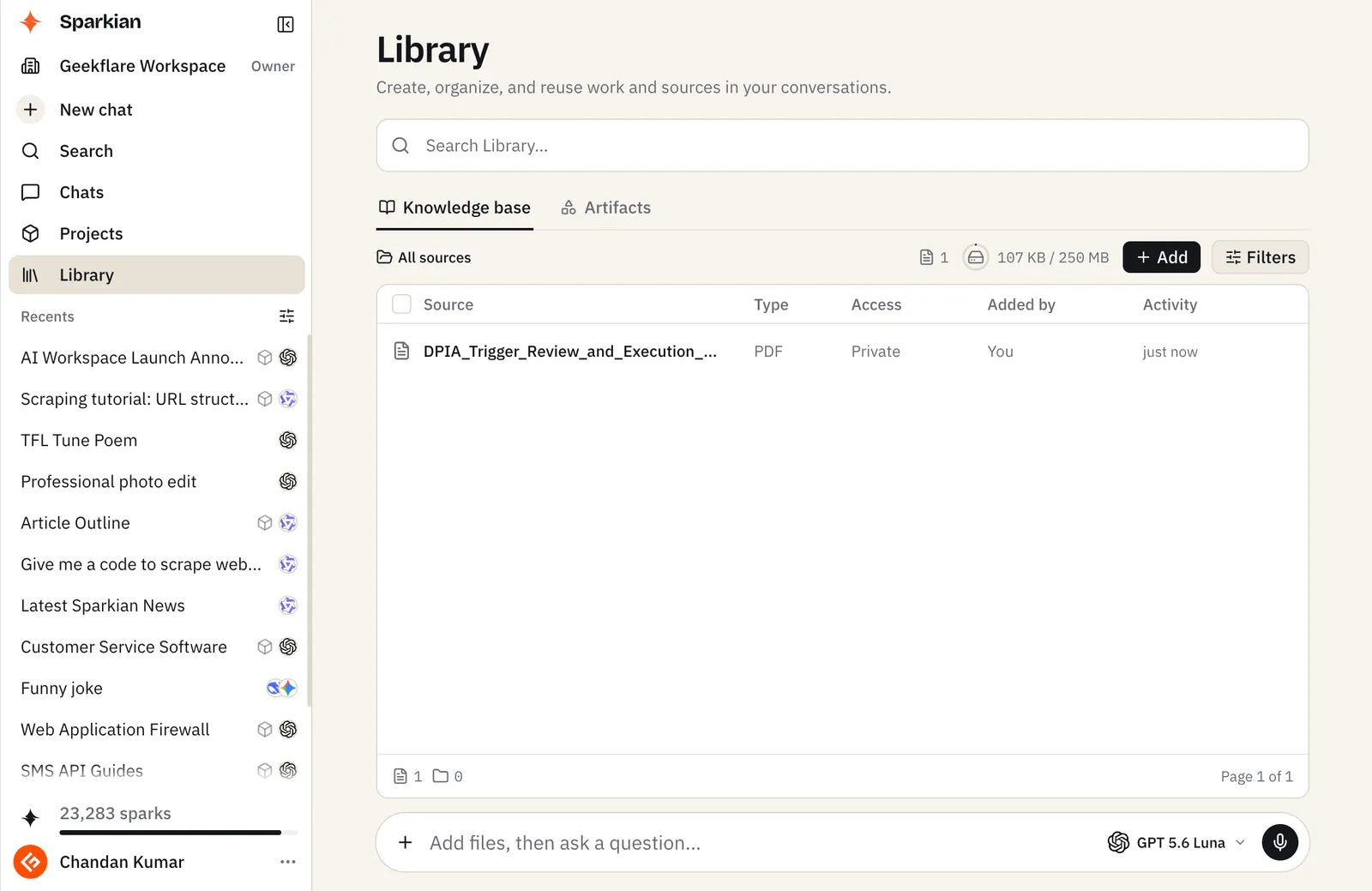 Library KB